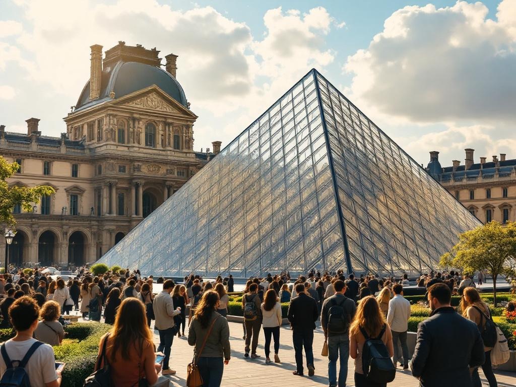 A Day at the Louvre Museum in Paris