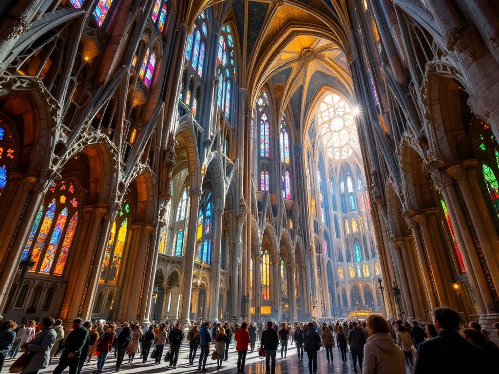 Visiting the Sagrada Familia in Barcelona
